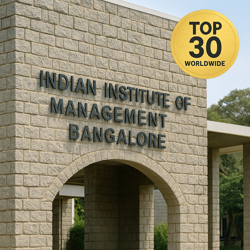 IIM Bangalore Cracks Global Top 30 in FT Rankings