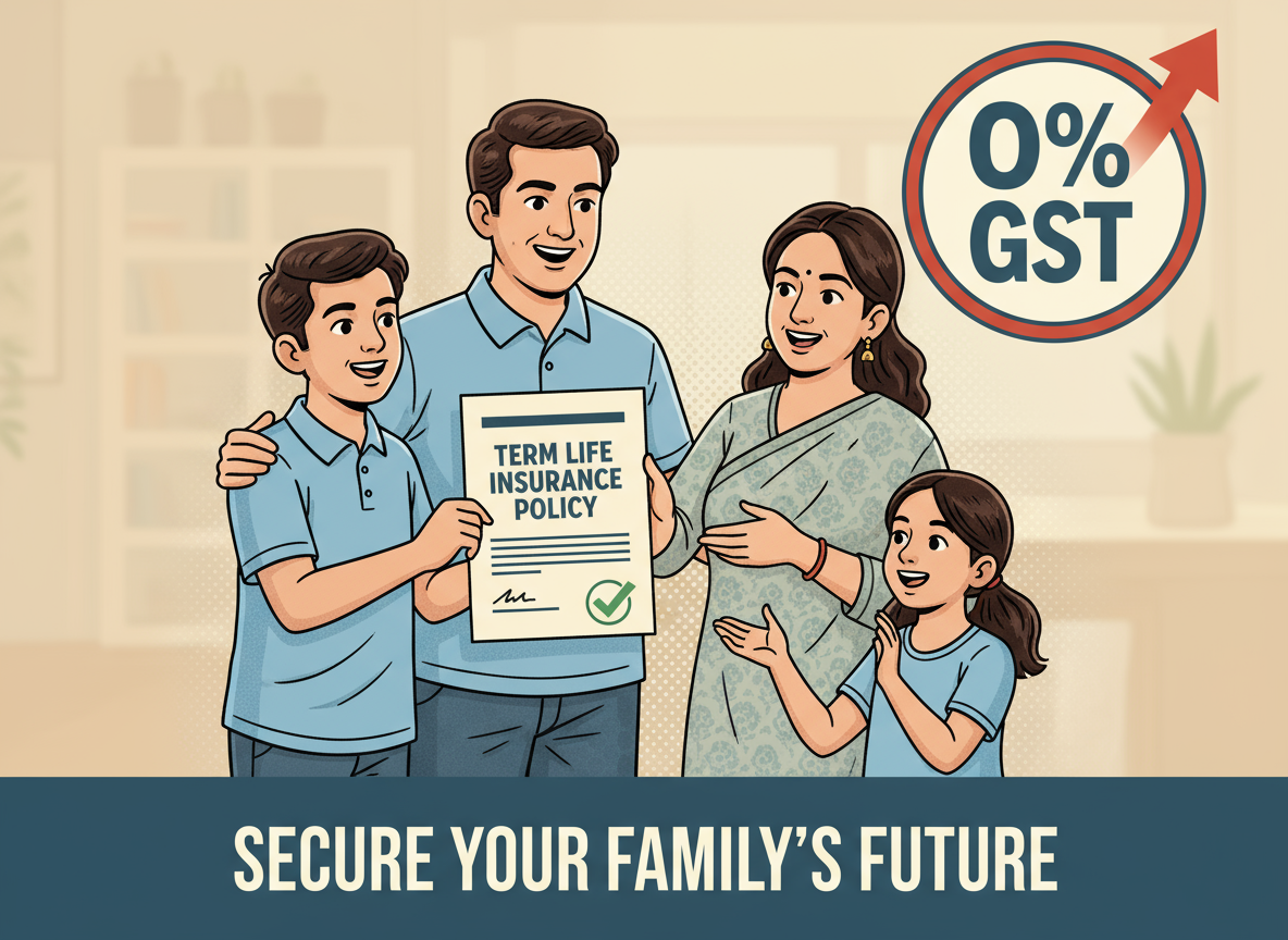 GST 2.0 Removes 18% GST on Term Insurance Premiums