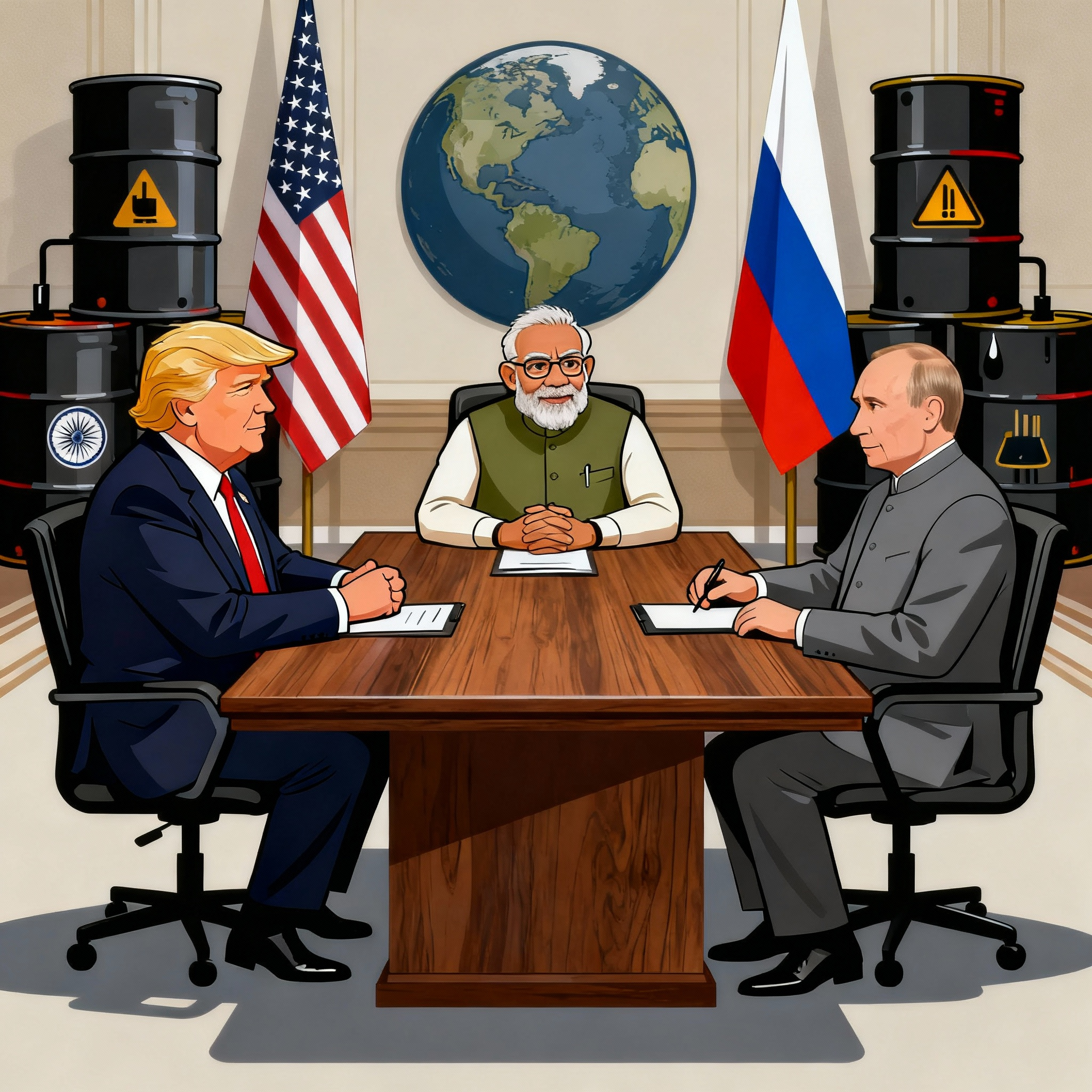 Trump Says Modi Will Halt Russian Oil Imports, Calls It a Big Step Toward Ending Ukraine War