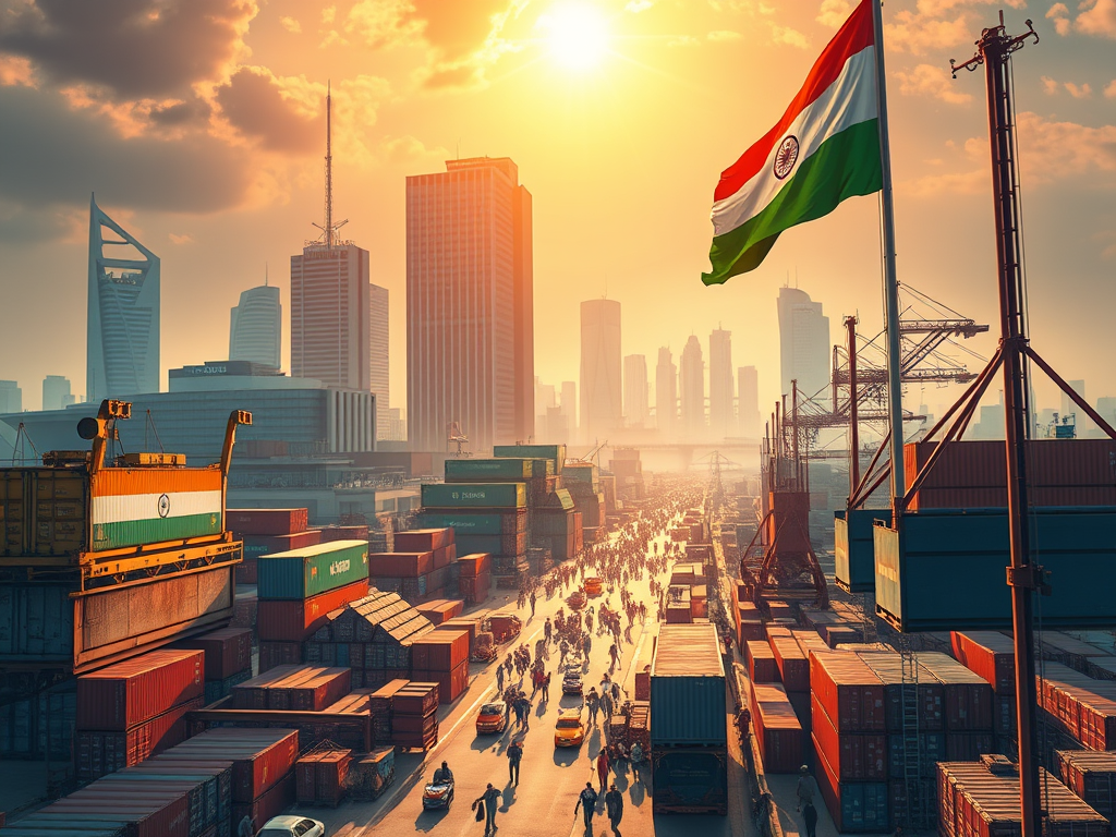 India’s Economy Just Hit 8.2 Percent Growth but the Tariff Storm Is Closing In